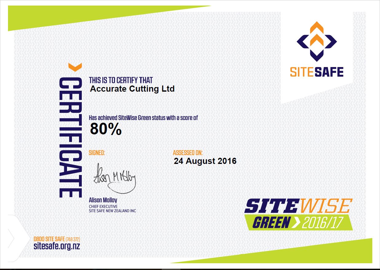 HEALTH AND SAFETY/HSWA | Accurate Cutting Ltd